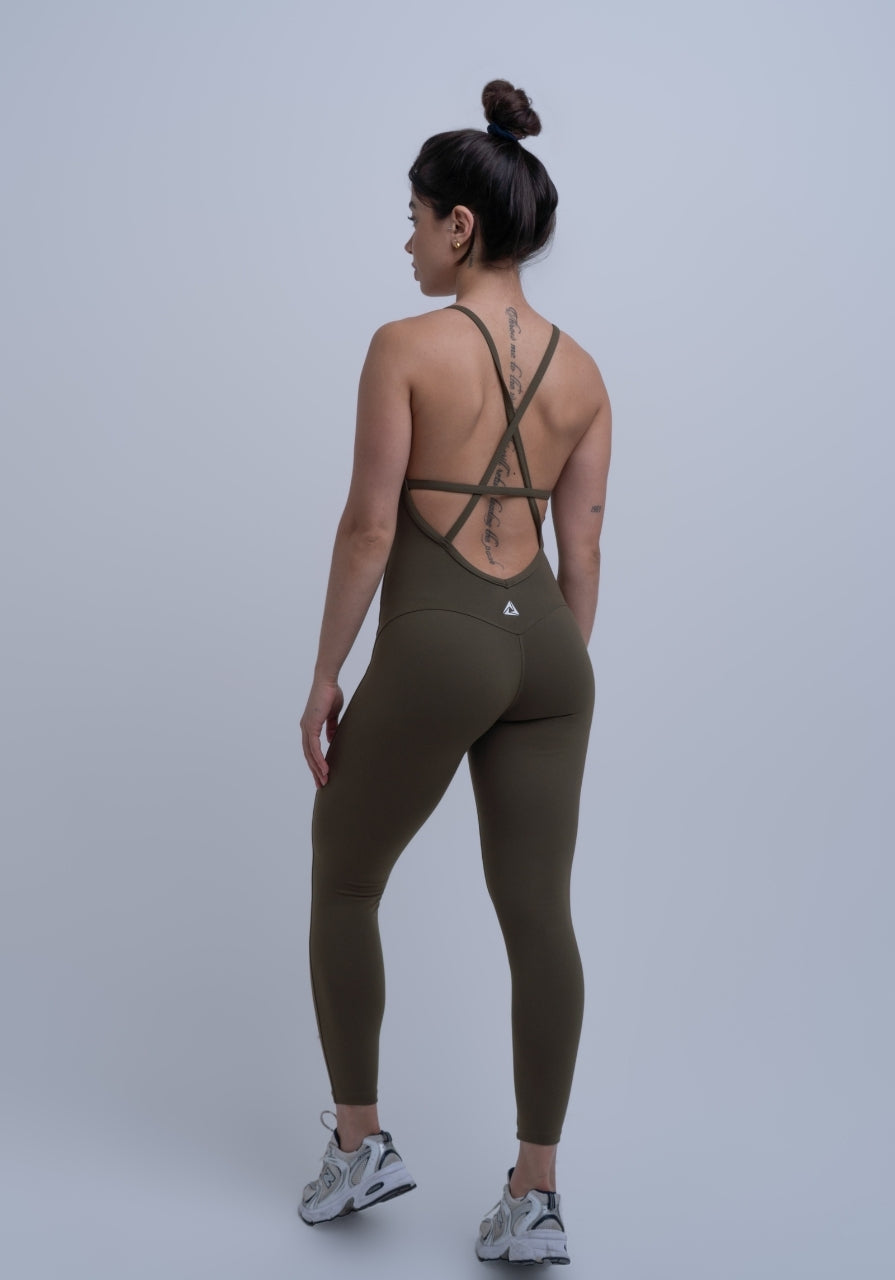 All In One Long - Combat Green